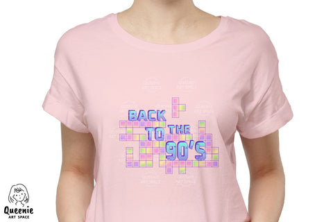 90s Brick Game Sublimation Clipart Sublimation Q-nie Art Space 