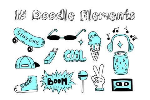 90s Design Elements Sublimation Rin Green 