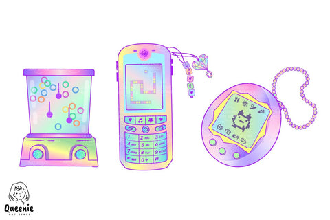 90's Gadgets Sticker Pack :: Behance