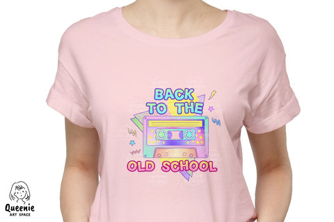 90s Old School Sublimation Clipart Sublimation Q-nie Art Space 