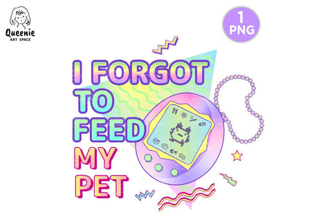 90s Pet Game Sublimation Clipart Sublimation Q-nie Art Space 