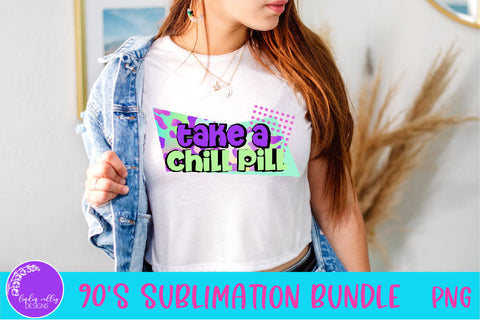 90s Sublimation Bundle-90's PNG Designs Sublimation Linden Valley Designs 