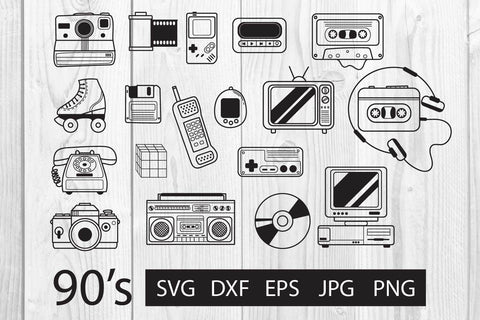 90's svg clipart hand drawn doodle SVG dadan_pm 