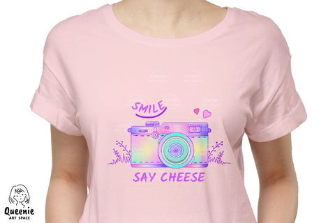 90's Vintage Camera Sublimation Clipart Sublimation Q-nie Art Space 