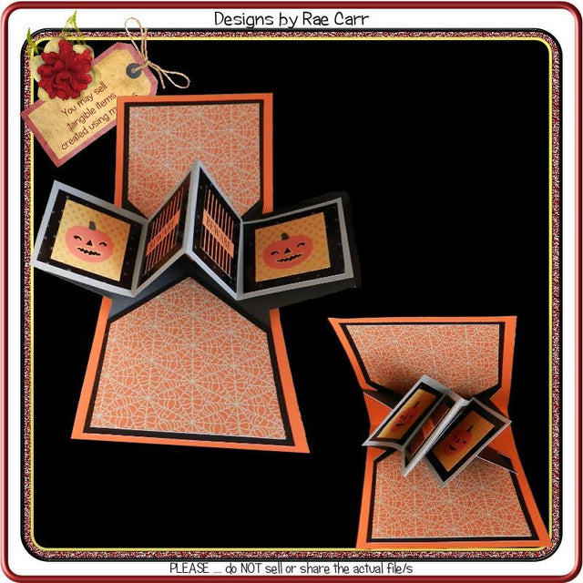 926 Pop Up Fold Out Card SVG Designs by Rae 