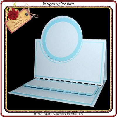 929 Over The Edge Easel Greeting Card SVG Designs by Rae 