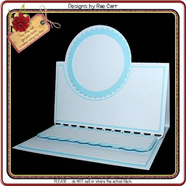 929 Over The Edge Easel Greeting Card SVG Designs by Rae 