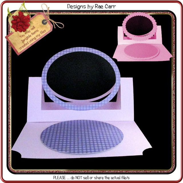 945 Open Easel Card SVG Designs by Rae 