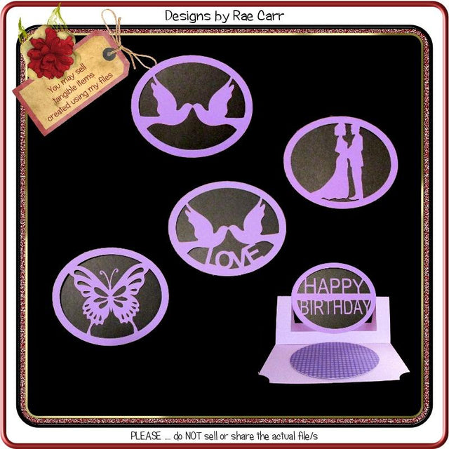 946 Open Easel Options SVG Designs by Rae 