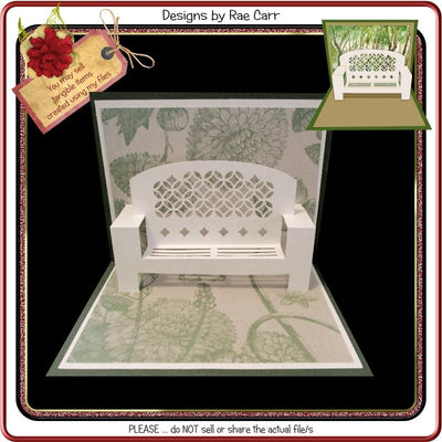 959 Bench Pop Up Insert SVG Designs by Rae 