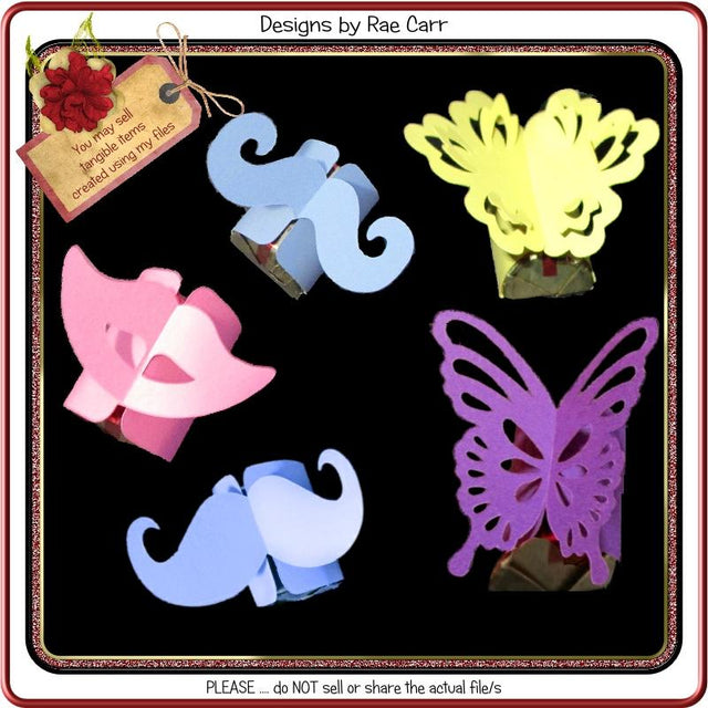 961 Candy Wraps SVG Designs by Rae 