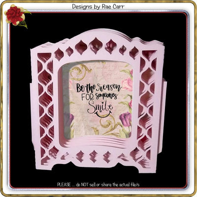 987 Layered Sliceform Lattice Greeting Card SVG Designs by Rae 