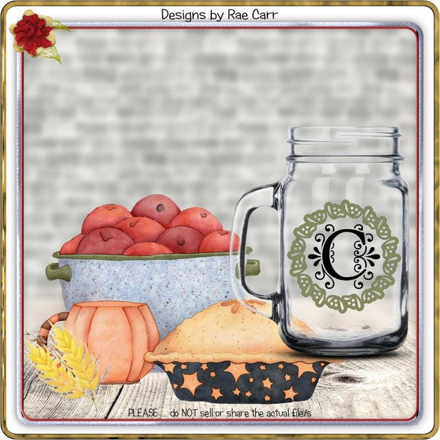 997 Wreath Shape 1 SVG Designs by Rae 