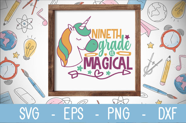 9th grade is magical SVG cut file SVG Svgcraft 