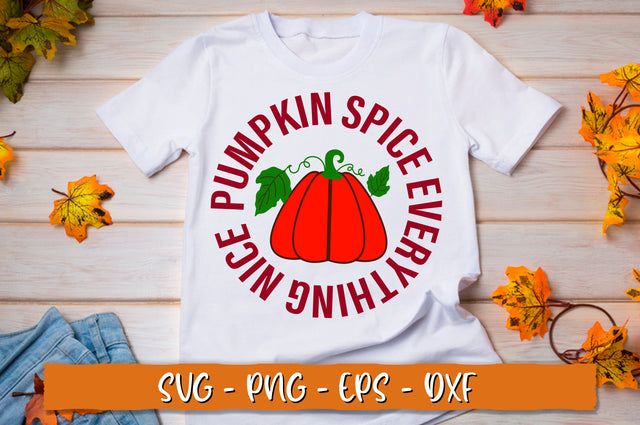 Pumpkin spice everything nice SVG, Retro Fall.jpg