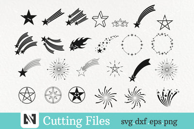 A Bundle of 25 Star Svg Vector Files - christmas star svg SVG Pinoyart Kreatib 