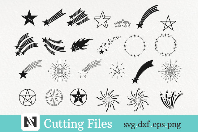 A Bundle of 25 Star Svg Vector Files - christmas star svg SVG Pinoyart Kreatib 