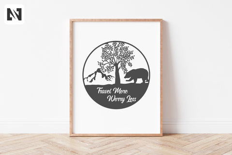 A Bundle of 4 Travel and Mountain Svg Vector Files SVG Pinoyart Kreatib 