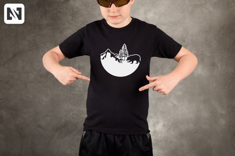 A Bundle of Bear and Mountain Silhouette Svg Vector File SVG Pinoyart Kreatib 