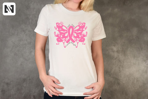 A Cancer Awareness Butterfly Svg Vector File SVG Pinoyart Kreatib 