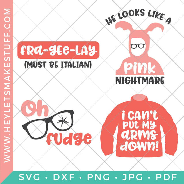 A Christmas Story SVG Bundle SVG Hey Let's Make Stuff