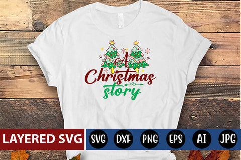 A Christmas story SVG cute file SVG Blessedprint 