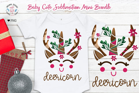 A cute mini Christmas sublimation bundle Sublimation Graphic House Design 
