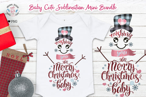 A cute mini Christmas sublimation bundle Sublimation Graphic House Design 
