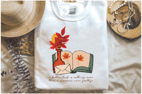 A Fallen Leaf and Book Sublimation Sublimation Jagonath Roy 