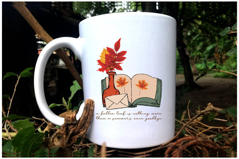 A Fallen Leaf and Book Sublimation Sublimation Jagonath Roy 