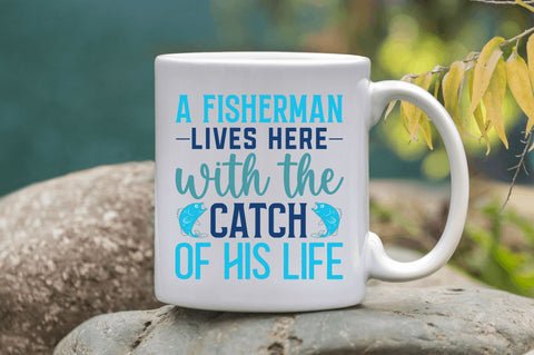 A fisherman lives here with SVG SVG Regulrcrative 