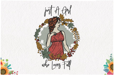 A Girl Loves Fall Sublimation Sublimation Jagonath Roy 