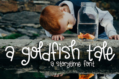 A Goldfish Tale Font Kitaleigh 