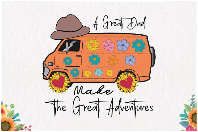 A Great Dad Make the Great Adventures Sublimation Sublimation Jagonath Roy 