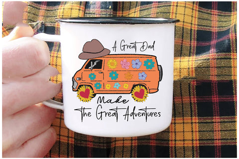 A Great Dad Make the Great Adventures Sublimation Sublimation Jagonath Roy 