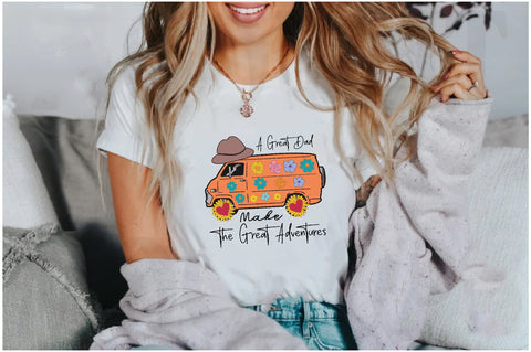 A Great Dad Make the Great Adventures Sublimation Sublimation Jagonath Roy 