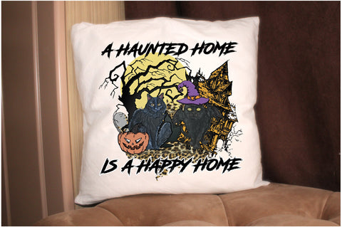 A Haunted Home is a Happy Home Sublimation Sublimation Jagonath Roy 