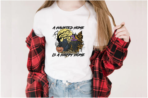 A Haunted Home is a Happy Home Sublimation Sublimation Jagonath Roy 