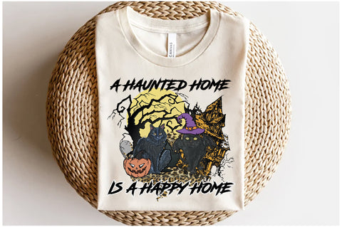 A Haunted Home is a Happy Home Sublimation Sublimation Jagonath Roy 