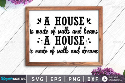 A house is made of SVG SVG Regulrcrative 