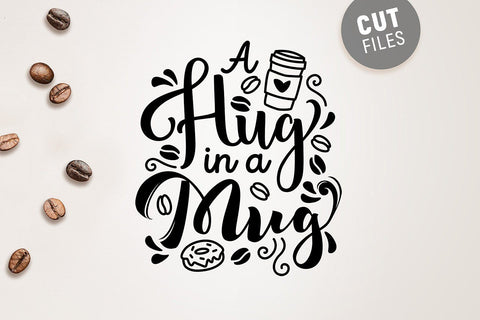 A Hug in a Mug SVG SVG VectorSVGdesign 