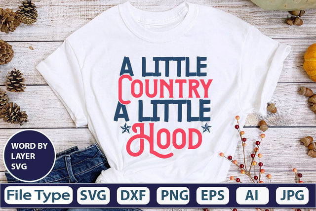A Little Country A Little Hood SVG Cut File SVG DesignPlante 503 