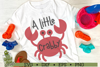 A Little Crabby Beach Crab SVG Cut File SVG Crunchy Pickle 