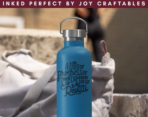 A Little Progress Each Day Adds Up To Big Results SVG Inked Perfect 