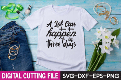 a lot can happen in three days SVG designer krishna 