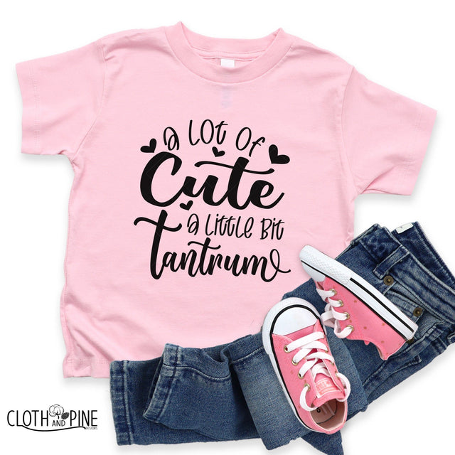 A Lot of Cute. A Little Bit Tantrum SVG Cloth and Pine Designs 