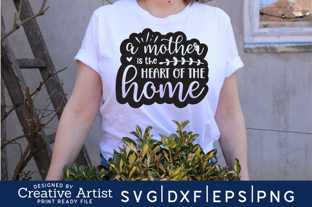 a mother is the heart of the home SVG md faruk hossain 
