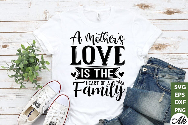 A mothers love heart of a family SVG SVG akazaddesign 
