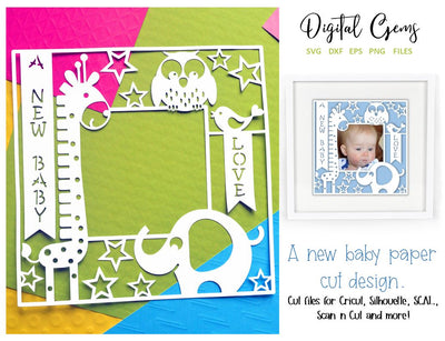 A new baby SVG / DXF / EPS / PNG files SVG Digital Gems 