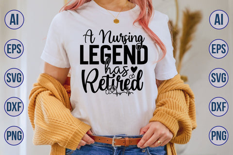 a nursing legend has retired svg SVG nirmal108roy 